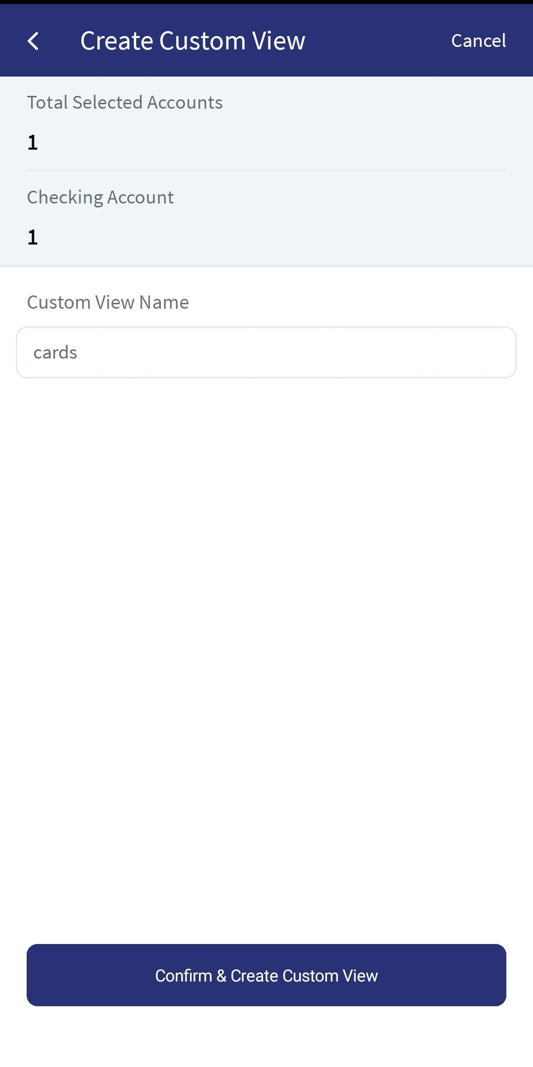 Create Custom View